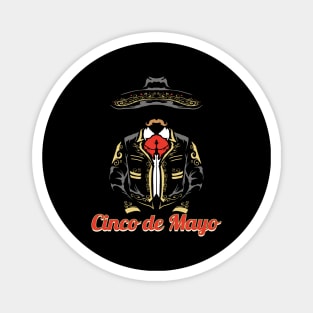 Cinco De Mayo Mexican Clothes Scheme Magnet